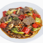 Braised Beef with Mongolian Sauce