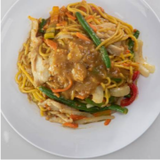 Satay Chicken Noodles